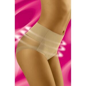 Wolbar UNIQ Beige HighWaist Briefs Women Brown Shapewear